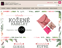 Tablet Screenshot of kabelkynet.sk